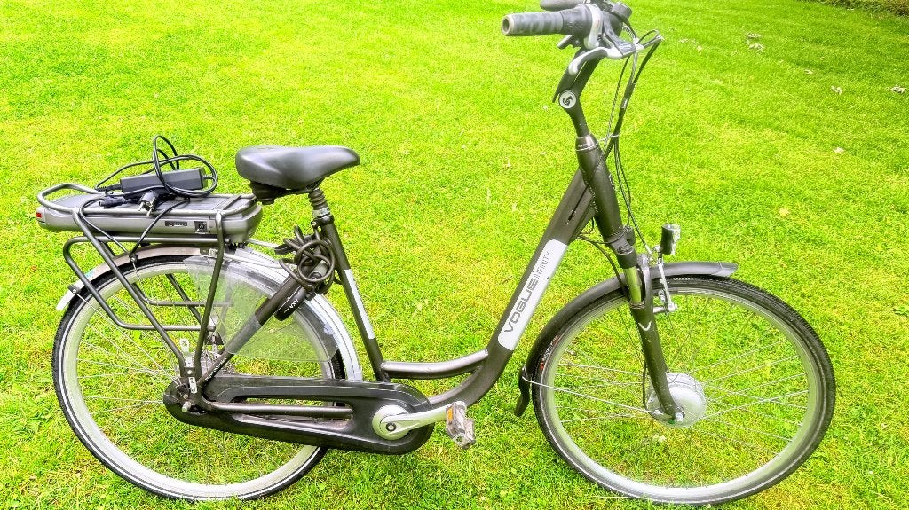 Mooie goede unisex damesfiets E-bike Vogue Infinity 52cm N8, Fietsen en Brommers, Fietsen | Dames | Damesfietsen, Gebruikt, Velgrem