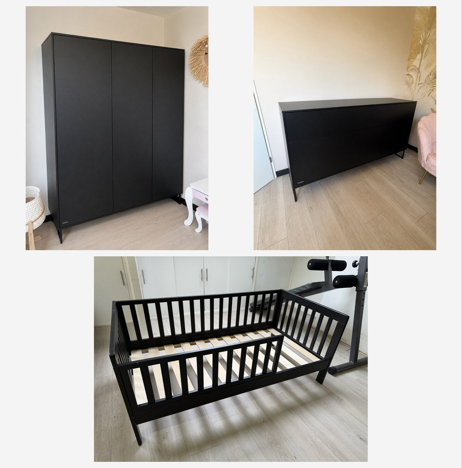 Kidsmill Complete Kinderkamer / Babykamer Mat Zwart, Ophalen, Zo goed als nieuw, Jongetje of Meisje