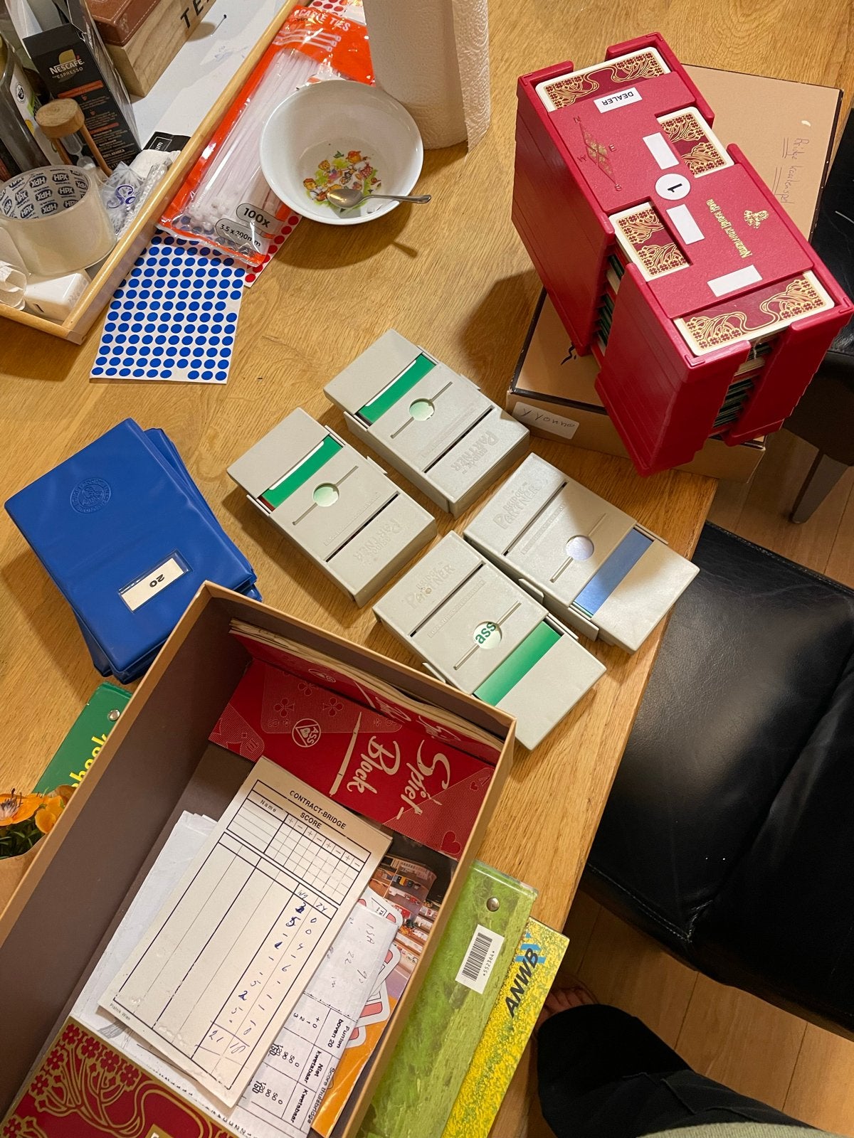 Grote Bridge Set - Compleet en in Nette Staat, Drie of vier spelers, Ophalen of Verzenden, Gebruikt