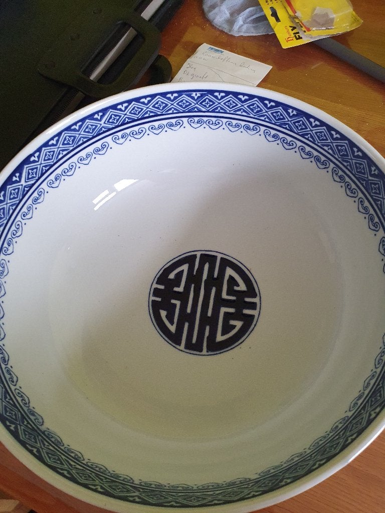 mooie schaal, Porselein of Keramiek, Schaal, Rond, Ophalen of Verzenden