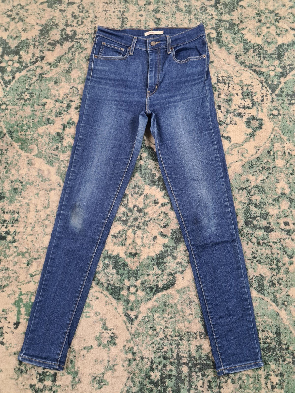 Levi's Mile High-rise super skinny W29 L30 Dames Tulsi2930, Blauw, Ophalen of Verzenden, Zo goed als nieuw, W28 - W29 (confectie 36)