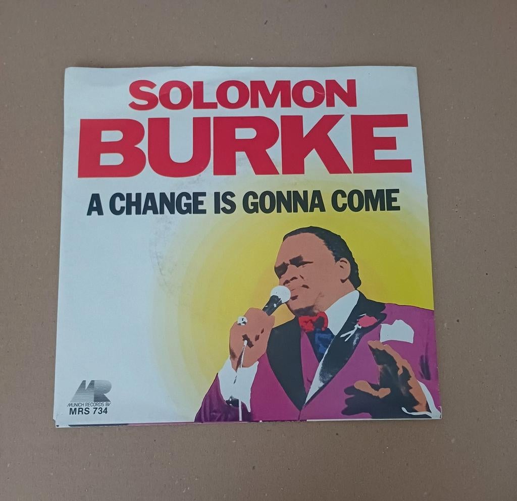 Solomon Burke - A Change Is Gonna Come, Beschermende buitenhoes, Ophalen of Verzenden, Gebruikt, Pop