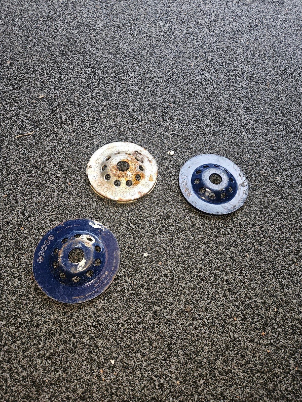 3 stuks sankyo diamant schijven nieuw maar vuil geworden, Ophalen, Nieuw, 1000 watt of meer, Haakse handslijpmachine