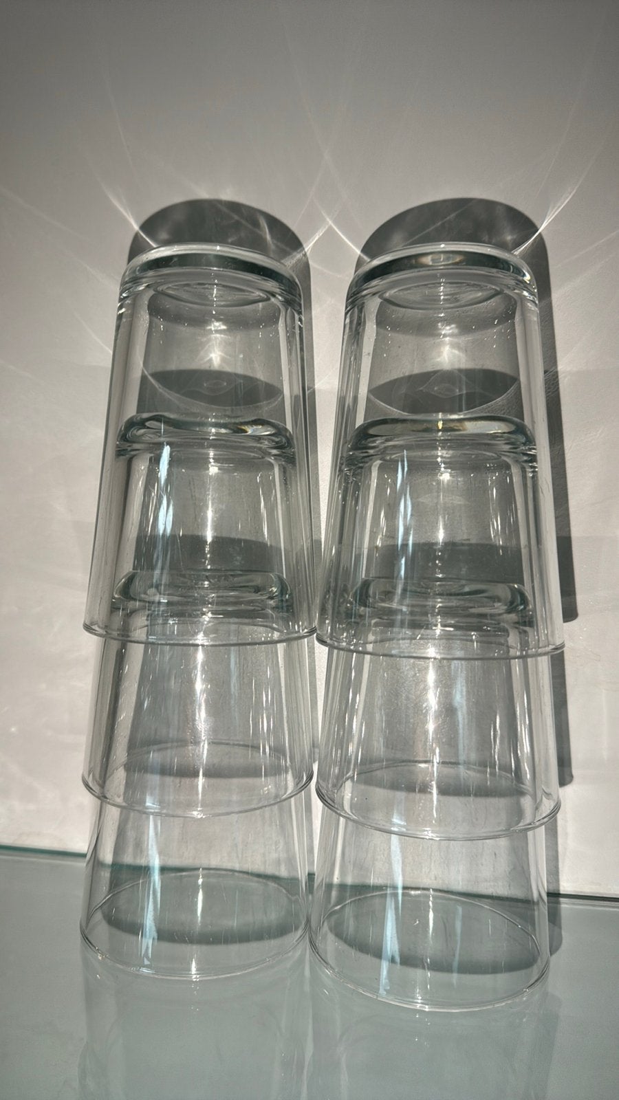 Set van 6 heldere glazen drinkglazen, Ophalen, Overige merken, Glas, Overige typen