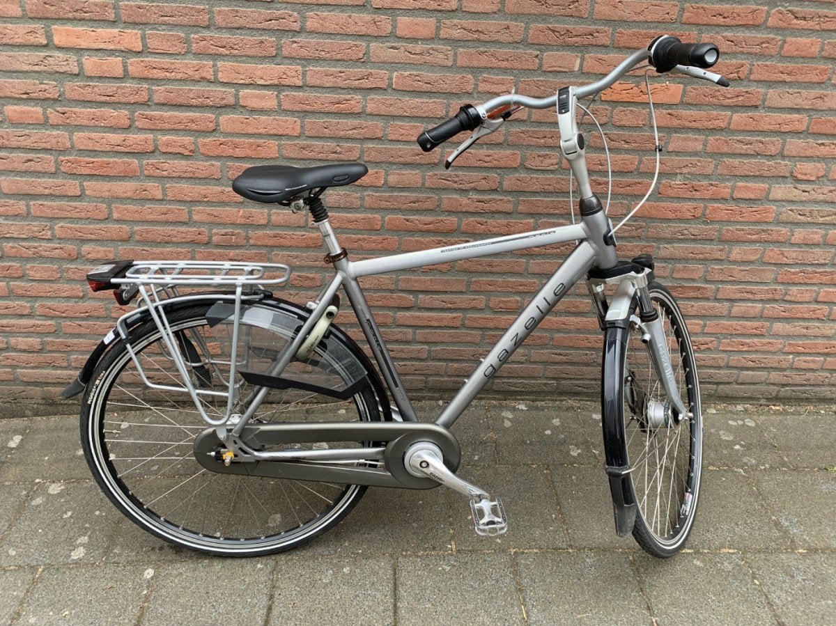 Gazelle Paris Plus Heren Antraciet 53cm, Fietsen en Brommers, Fietsen | Heren | Herenfietsen, Ophalen, Gebruikt, -, -