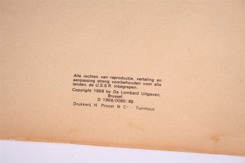De Aanval door William Vance [1e Druk, Lombard 1968], Eén stripboek, Ophalen of Verzenden, Gelezen