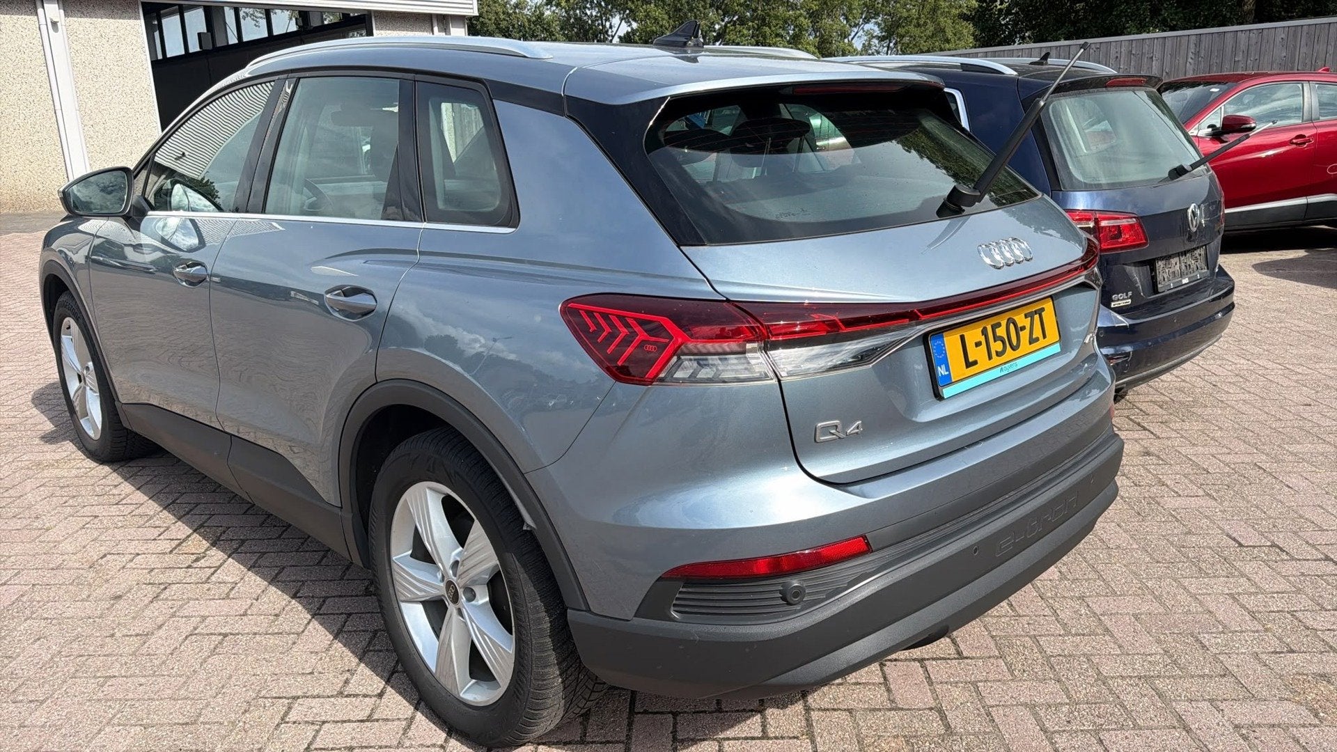 Audi Q4 e-tron 40 Launch edition 77 kWh | Automaat | Navigat, Auto's, Dealer onderhouden, Gebruikt, 520 km, Blauw