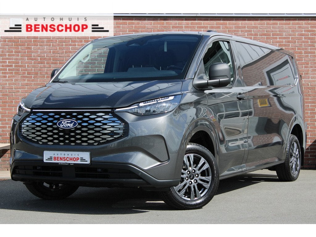 Ford E-Transit Cust. 340 L2H1 Trend 71 kWh |17-INCH|STUUR+ST, Auto's, Bestelauto's, Bedrijf, Te koop, ABS, Achteruitrijcamera