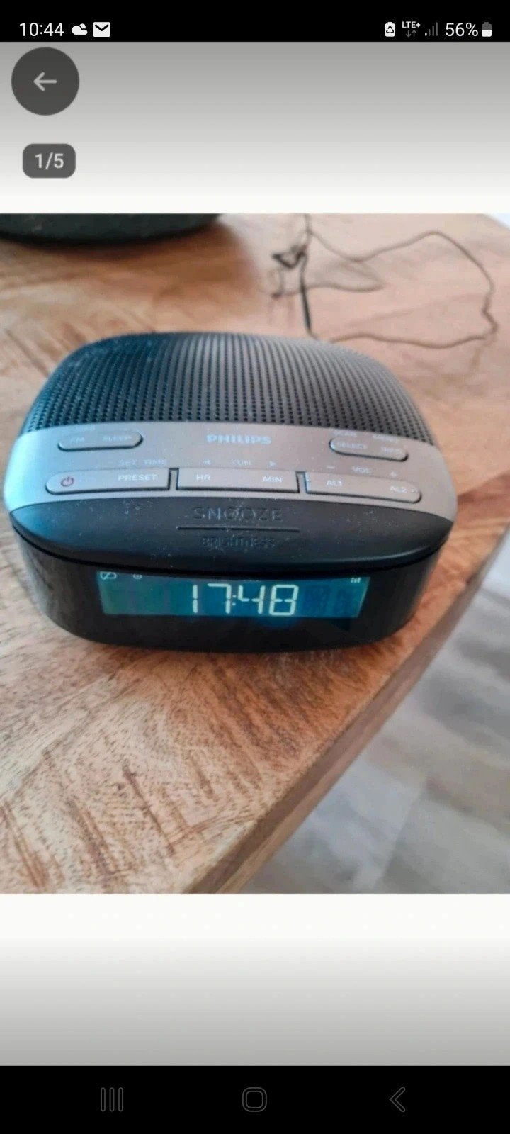 clockradio philips, Ophalen of Verzenden, Nieuw