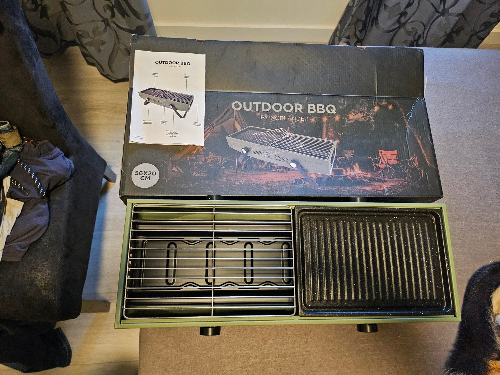 Nieuwe Norlander Bbq tafelmodel ideaal voor op de camping, Ophalen of Verzenden, Nieuw, Nörlander