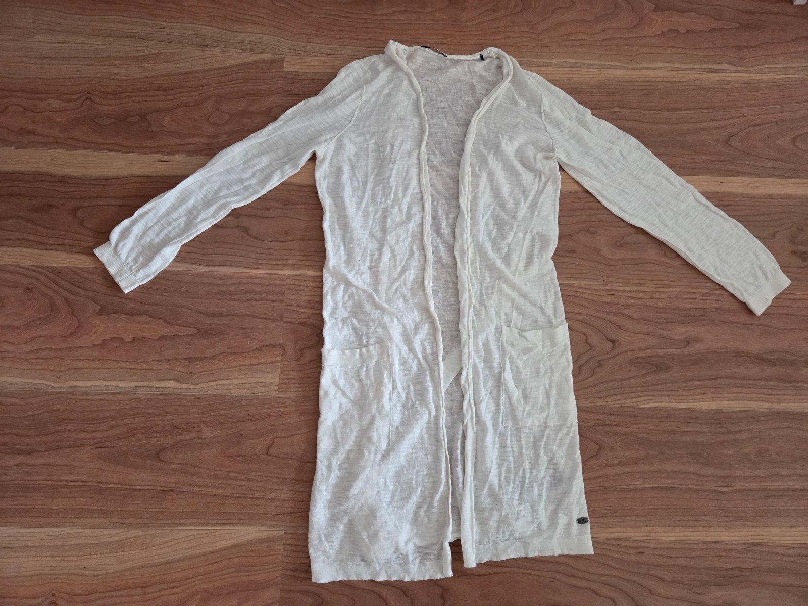 Lang wit vest Esprit maat XL, Wit, Maat 46/48 (XL) of groter, Ophalen of Verzenden, Gedragen
