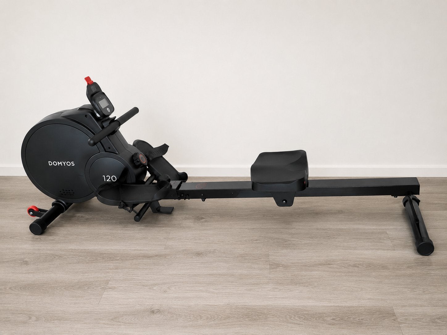 Domyos 120 Roeitrainer - Inklapbaar Roeiapparaat, Sport en Fitness, Fitnessapparatuur, Ophalen, Gebruikt, Armen, Metaal