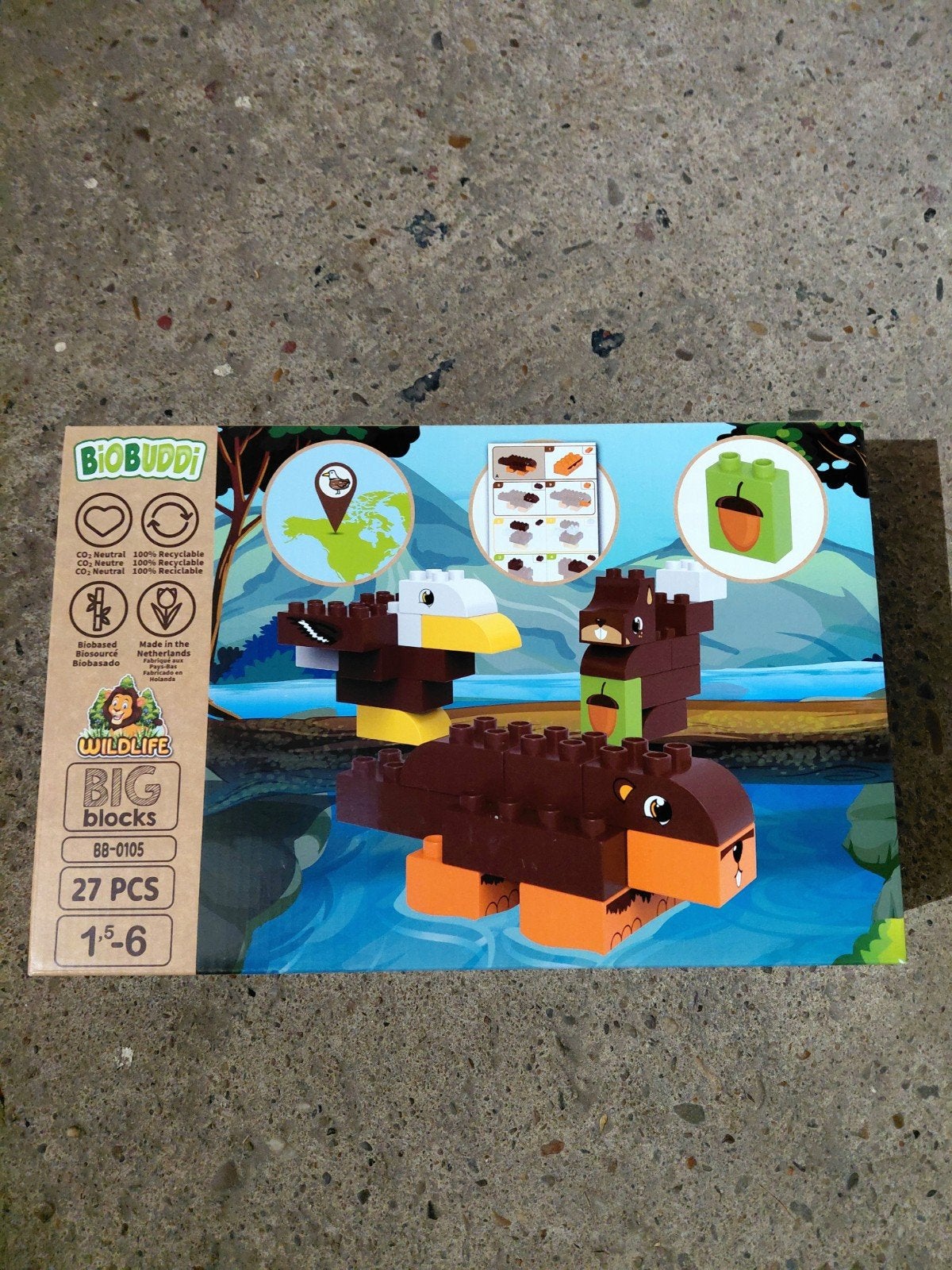 BioBUDDi Wildlife Big Blocks - 27 stuks - Nieuw, Ophalen of Verzenden, Nieuw, Overige merken