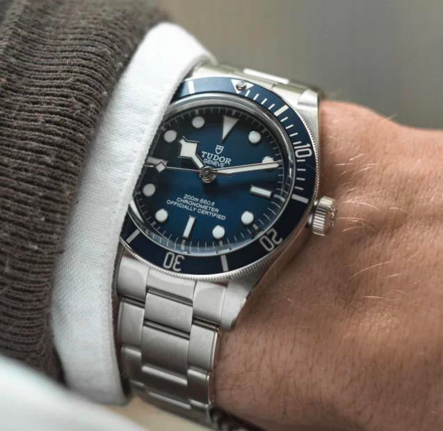 Tudor Black Bay 58 blauw Fifty-Eight Navy Blue 39 mm / 2025, Staal, Gebruikt, Staal, Polshorloge