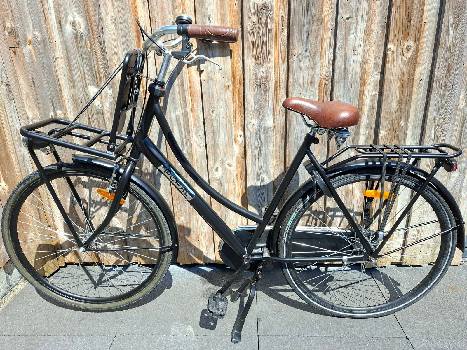 dames fiets popal transport 28 inch 57 cm frame en 3V, 56 cm of meer, Ophalen, Zo goed als nieuw, Versnellingen