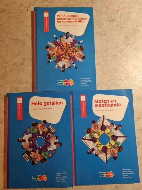 Verhoudingen, Meten, Hele Getallen (3 boeken), Boeken, Ophalen, Alpha, Zo goed als nieuw, HBO