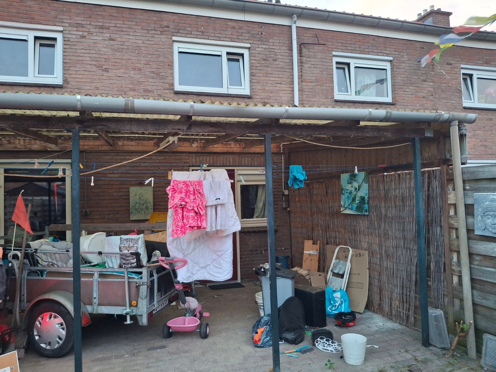 Gratis op te halen,  overkapping 7x4 meter, Ophalen, Gebruikt, Veranda