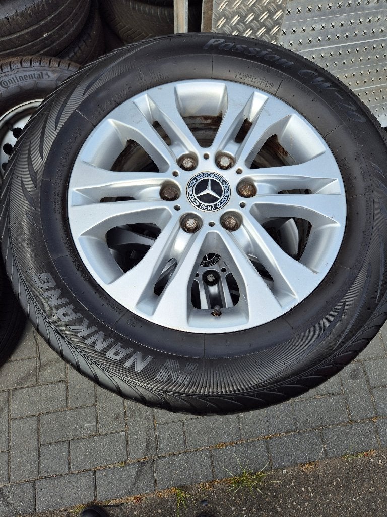 Mercedes sprinter velgenset 17 inch orgineel, Auto-onderdelen, Banden en Velgen, Ophalen, Bestelwagen, Velg(en), Nieuw