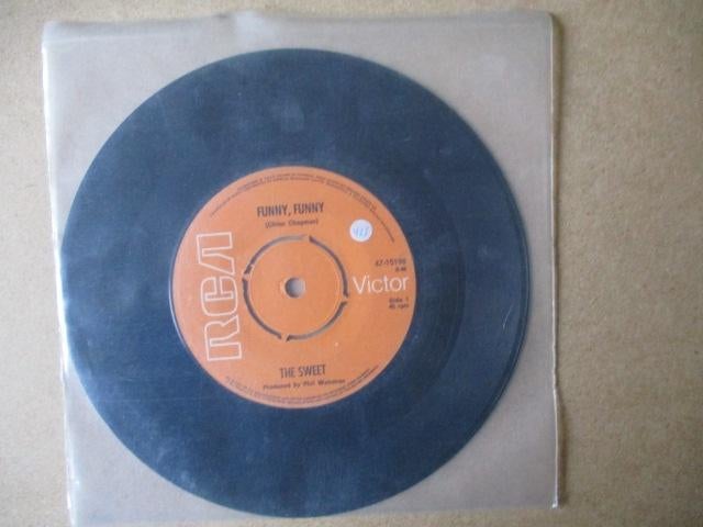 s4565 the sweet - funny funny, Cd's en Dvd's, Vinyl Singles, Ophalen, Gebruikt, Overige genres, 7 inch