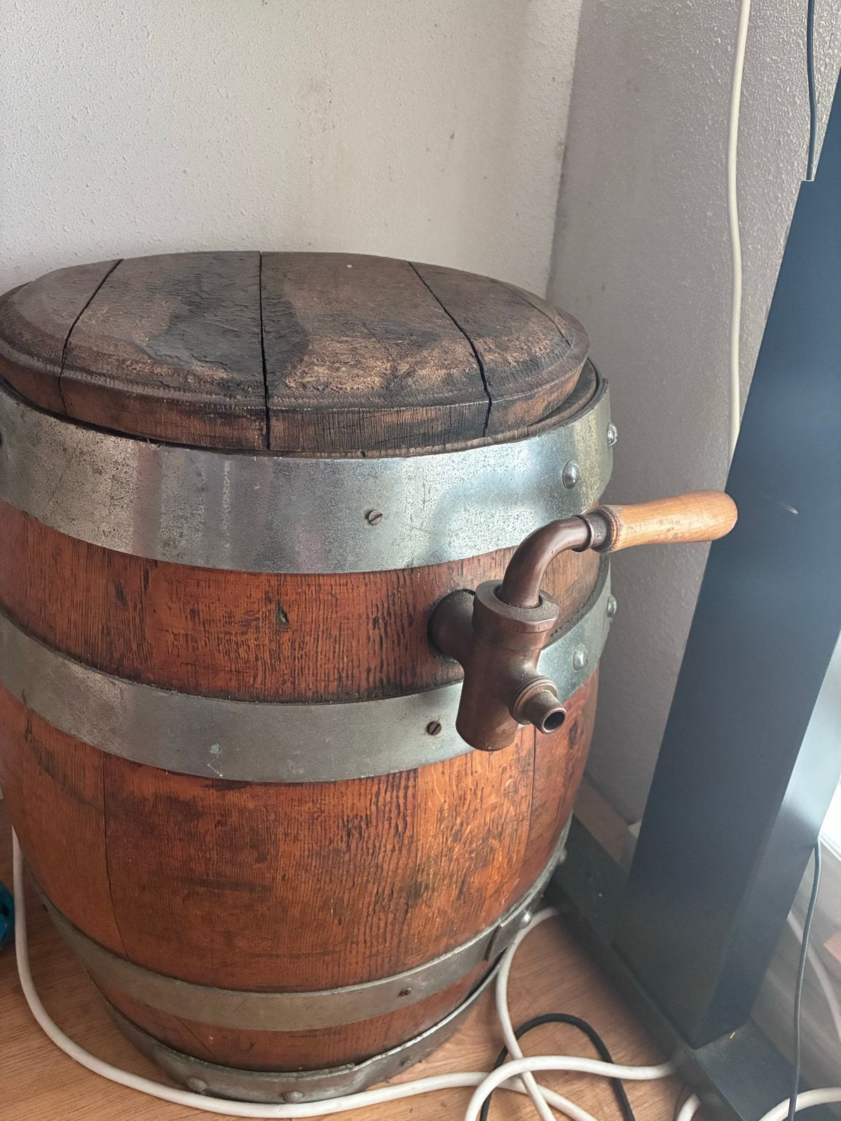 Antieke houten HEINEKEN/ decoratief vat met kraan, Ophalen of Verzenden, Gebruikt