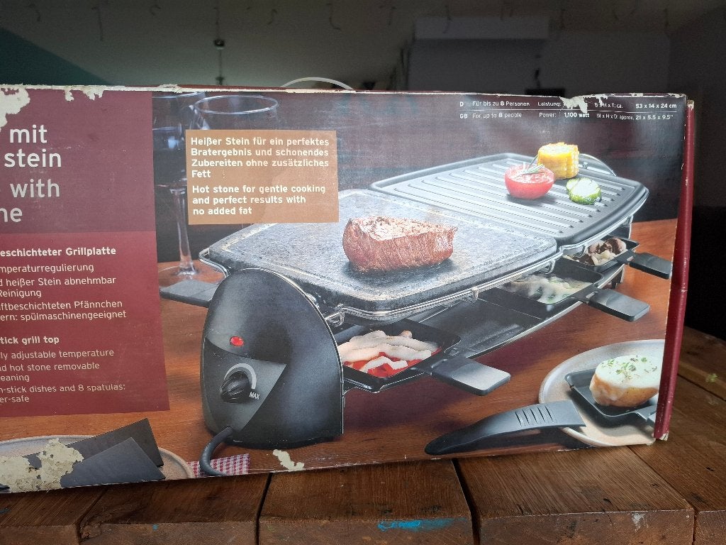 Gourmetstel, Witgoed en Apparatuur, Ophalen, Gebruikt, 4 t/m 7 personen