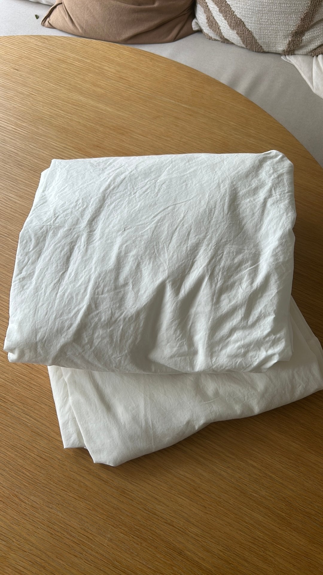 Ullvide hoeslaken 140 x 200 voor topper, Katoen, Ophalen of Verzenden, IKEA, Wit