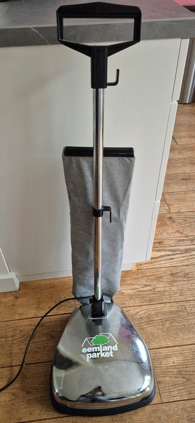 Vintage Eemland Parket vloerpoetsmachine met accessoires, Ophalen, Gebruikt