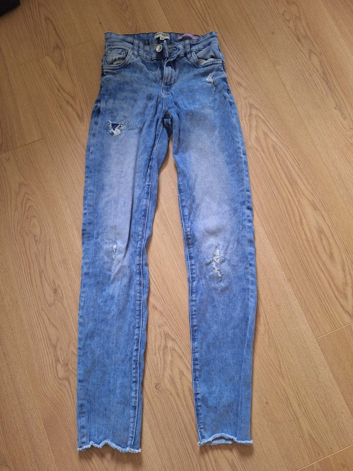 Blauwe broek skinny dames 158/164, Ophalen, Blauw, CLCT, Zo goed als nieuw