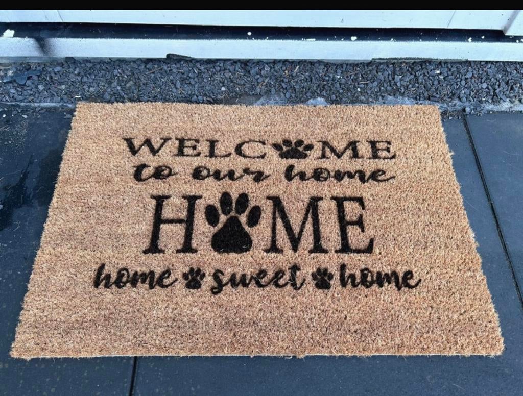 Kokosmat HOME 60x40 cm, Tuin en Terras, Deurmatten, Ophalen of Verzenden, Nieuw, Kokos