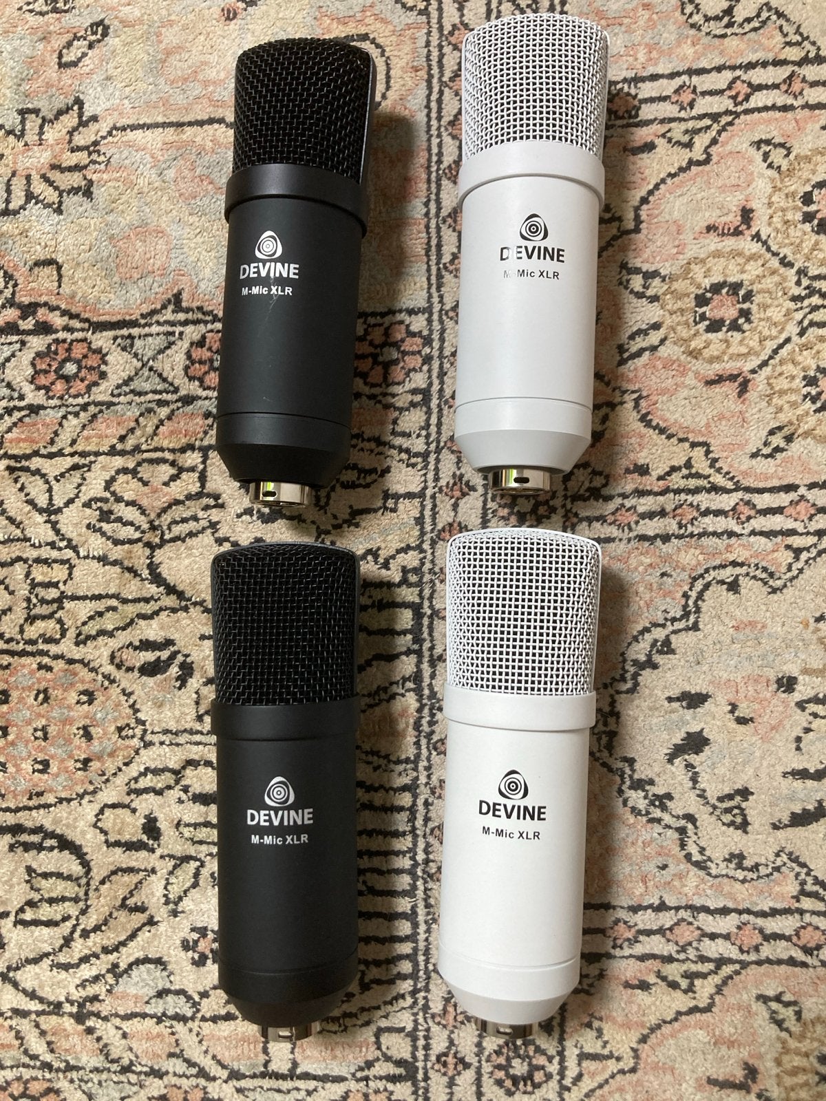 Devine M-Mic XLR Microfoon Set met Accessoires, Ophalen of Verzenden, Zo goed als nieuw, Studiomicrofoon