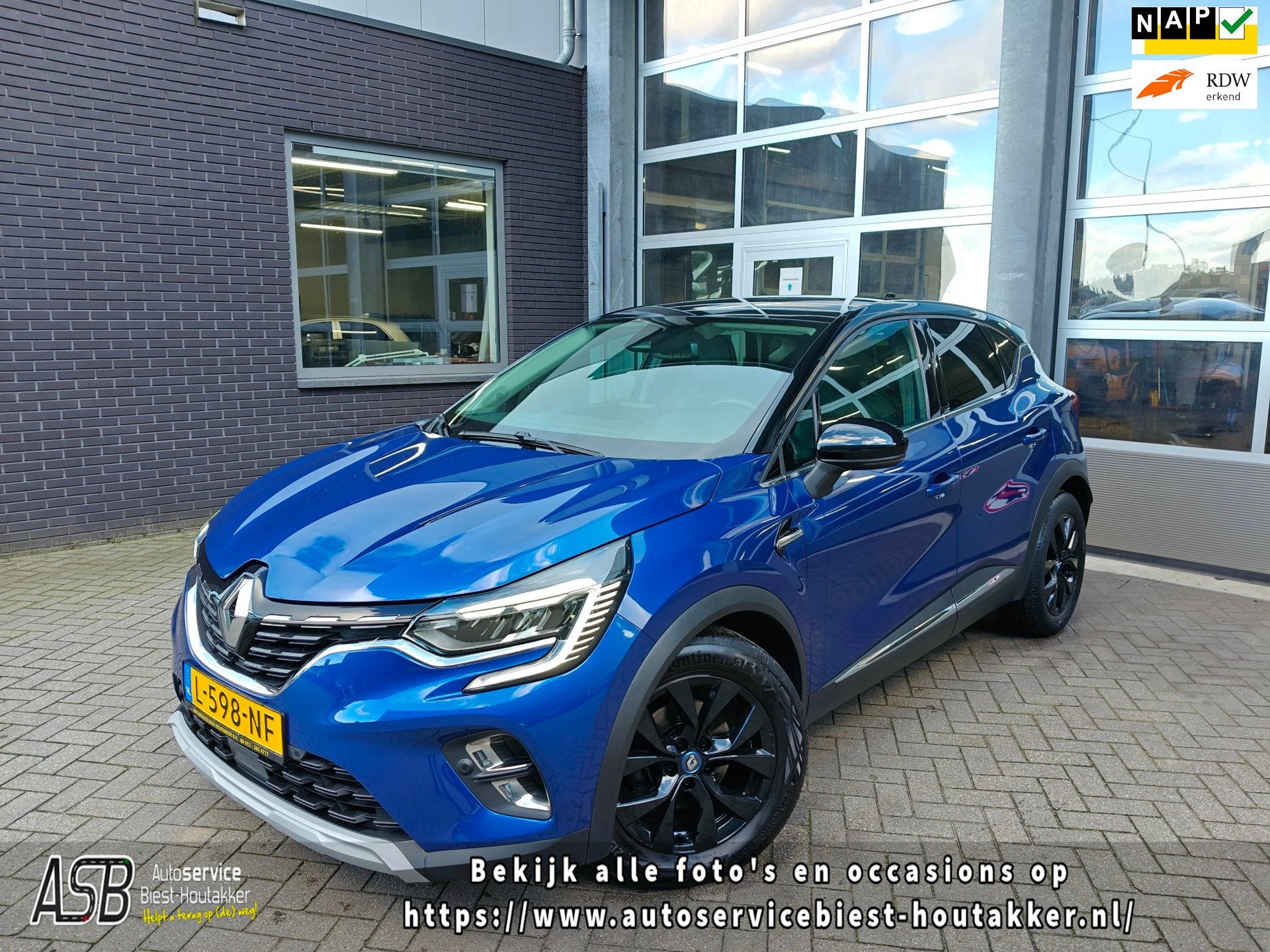Renault Captur 1.6 E-Tech Plug-in Hybrid 160 Intens | Carpla, Auto's, 77 km/l, Gebruikt, 4 cilinders, Blauw