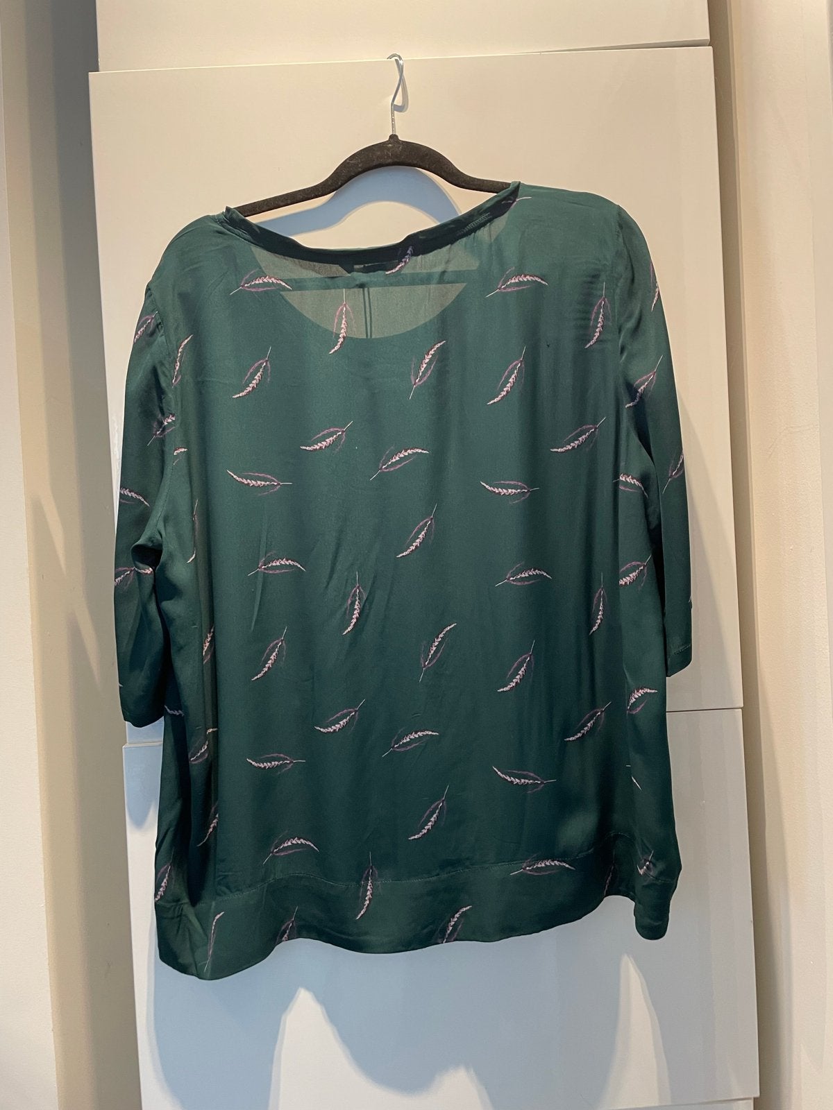 Yaya blouse groen met print, Verzenden, Zo goed als nieuw, Maat 38/40 (M), Groen