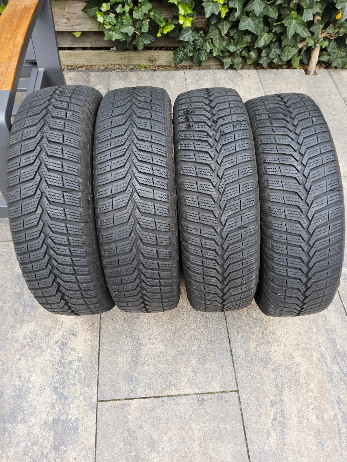 Lichtmetalen velgen met winterbanden 175/65R15, Ophalen, Gebruikt, 15 inch, 175 mm