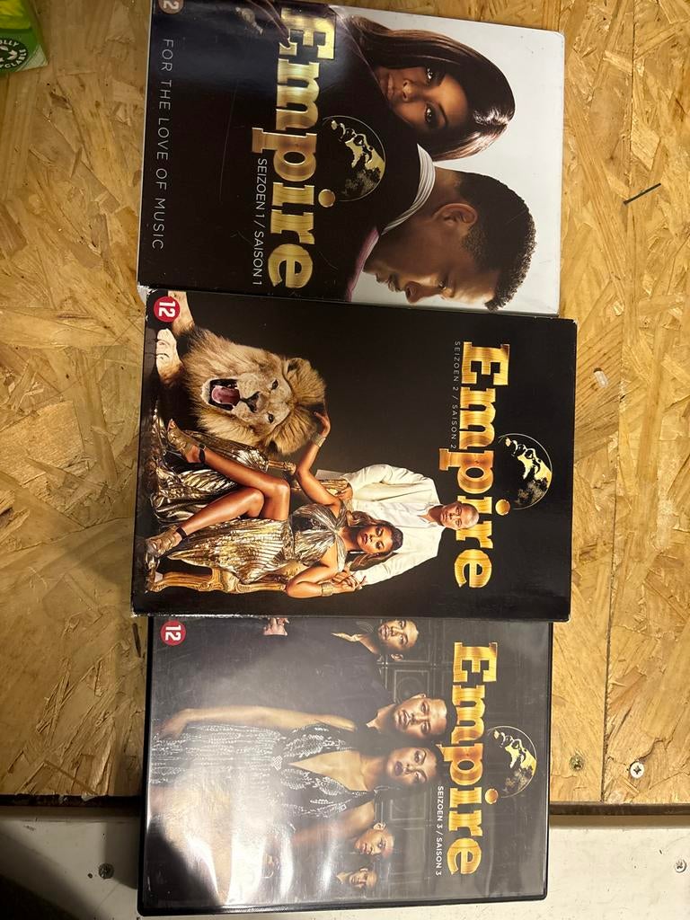 Empire Serie Seizoen 1-3 DVD Boxset, Gebruikt, Boxset, Drama, Ophalen of Verzenden