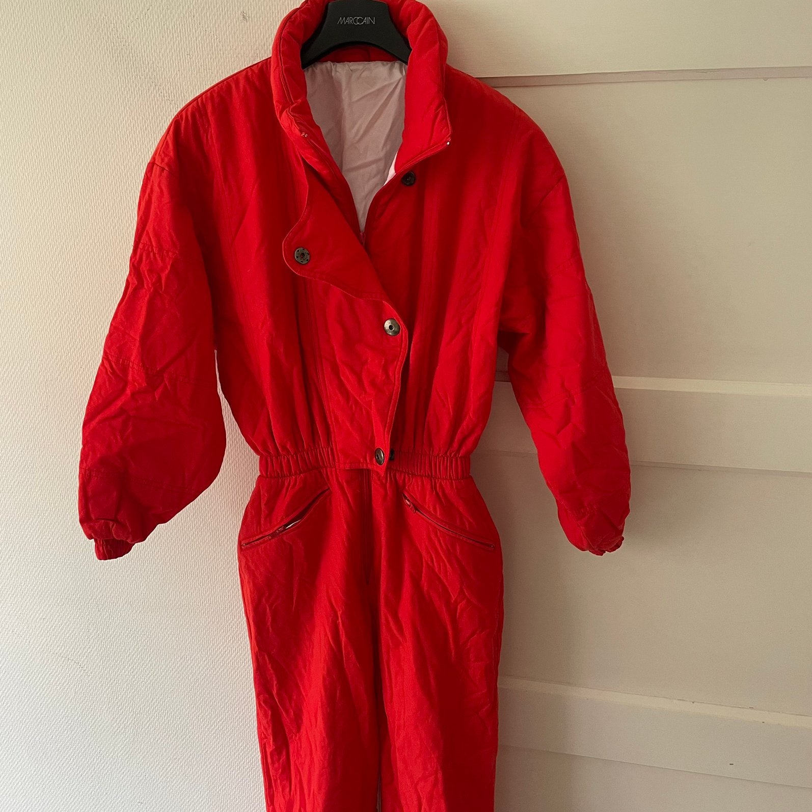 Te koop: skipak, rood, maat S, goede staat, Overige merken, 160 tot 180 cm, Ophalen of Verzenden, Zo goed als nieuw