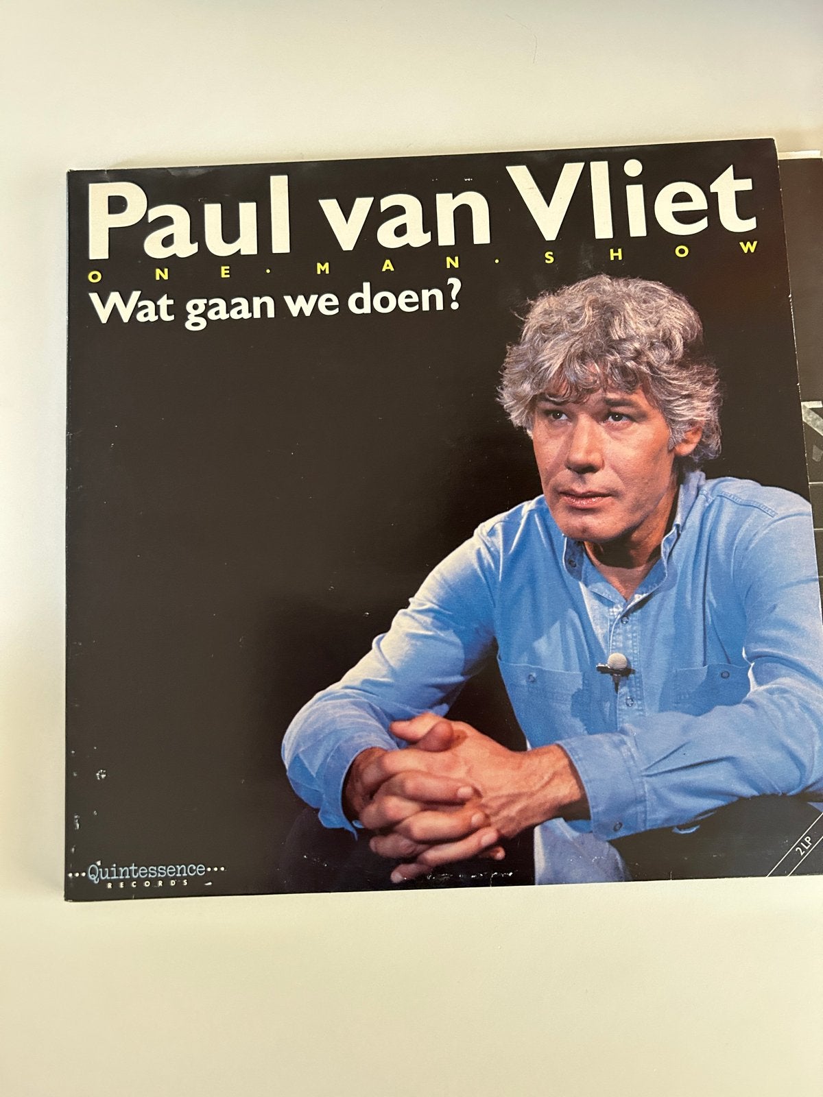 Paul van Vliet - Wat gaan we doen? (2LP), Ophalen, Gebruikt, Cabaret of Kleinkunst, 12 inch