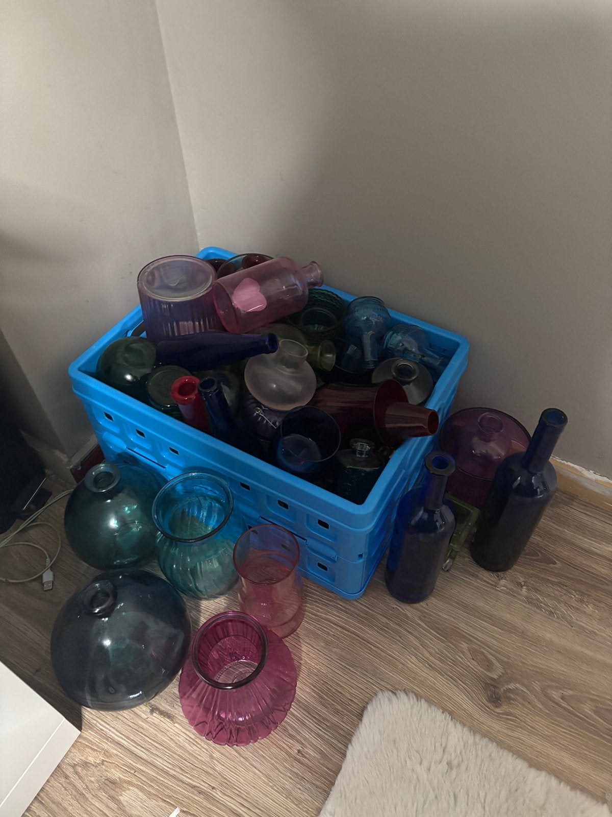 Gekleurd glas, Ophalen, Gebruikt, Overige kleuren, Glas