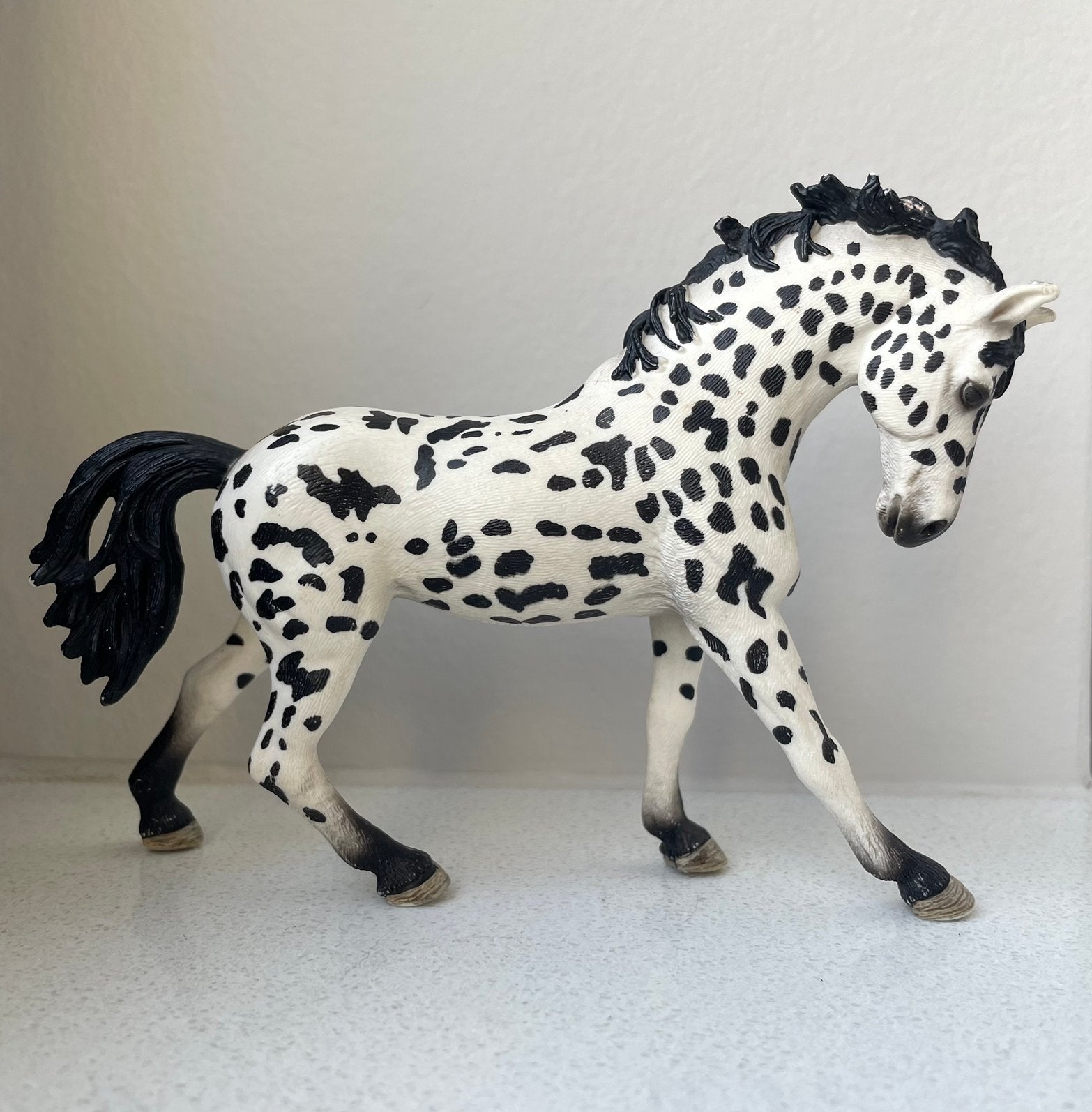 Schleich knabstrupper oud, Verzenden, Nieuw, Paard, Beeldje of Figuurtje