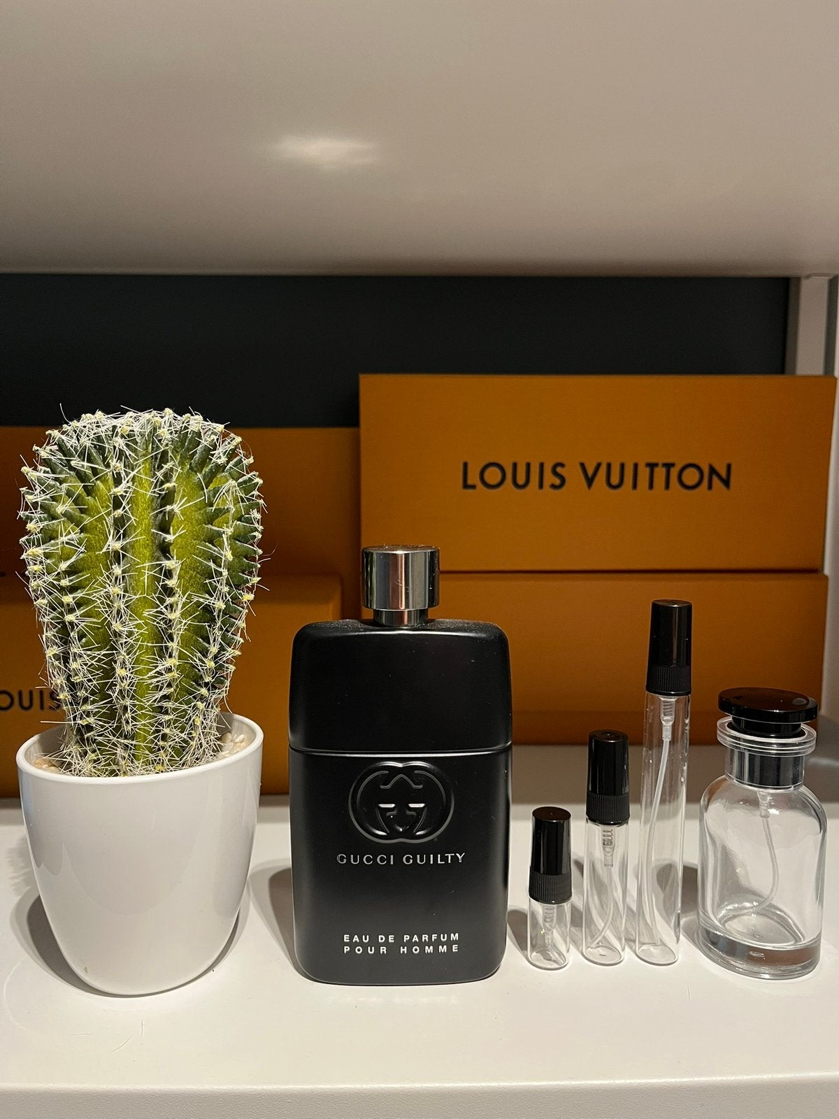 Gucci Guilty EDP sample/tester/decant, Ophalen of Verzenden, Zo goed als nieuw