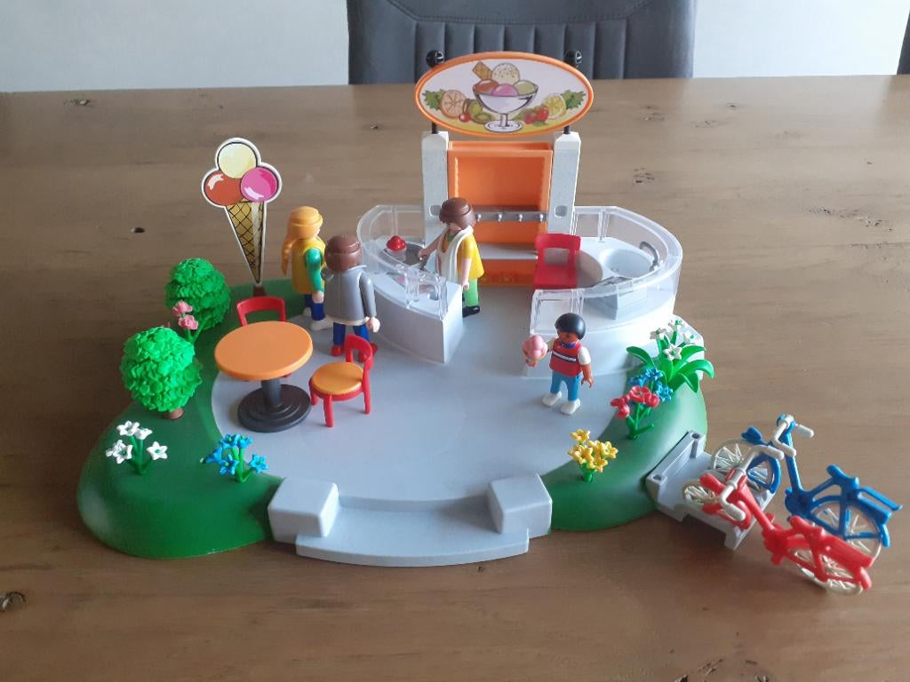 Playmobil ijssalon, Ophalen, Gebruikt, Complete set