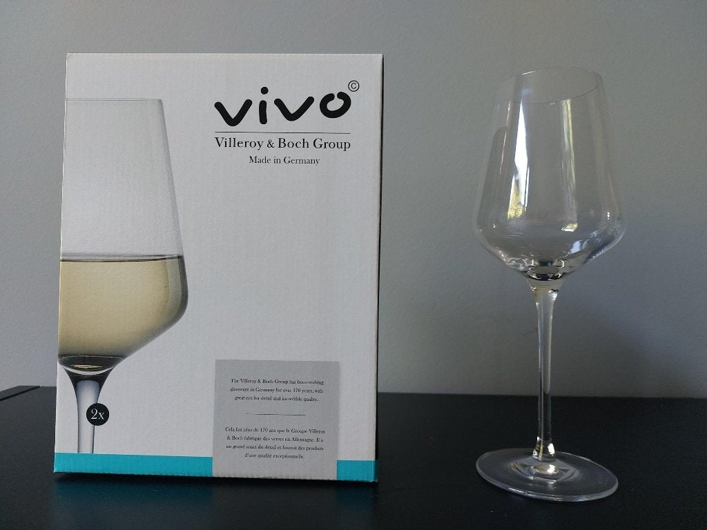 Vivo - wijnglazen wit - AH-actie (2 dozen x 2 stuks), Ophalen, Glas of Glazen, Villeroy & Boch, Nieuw