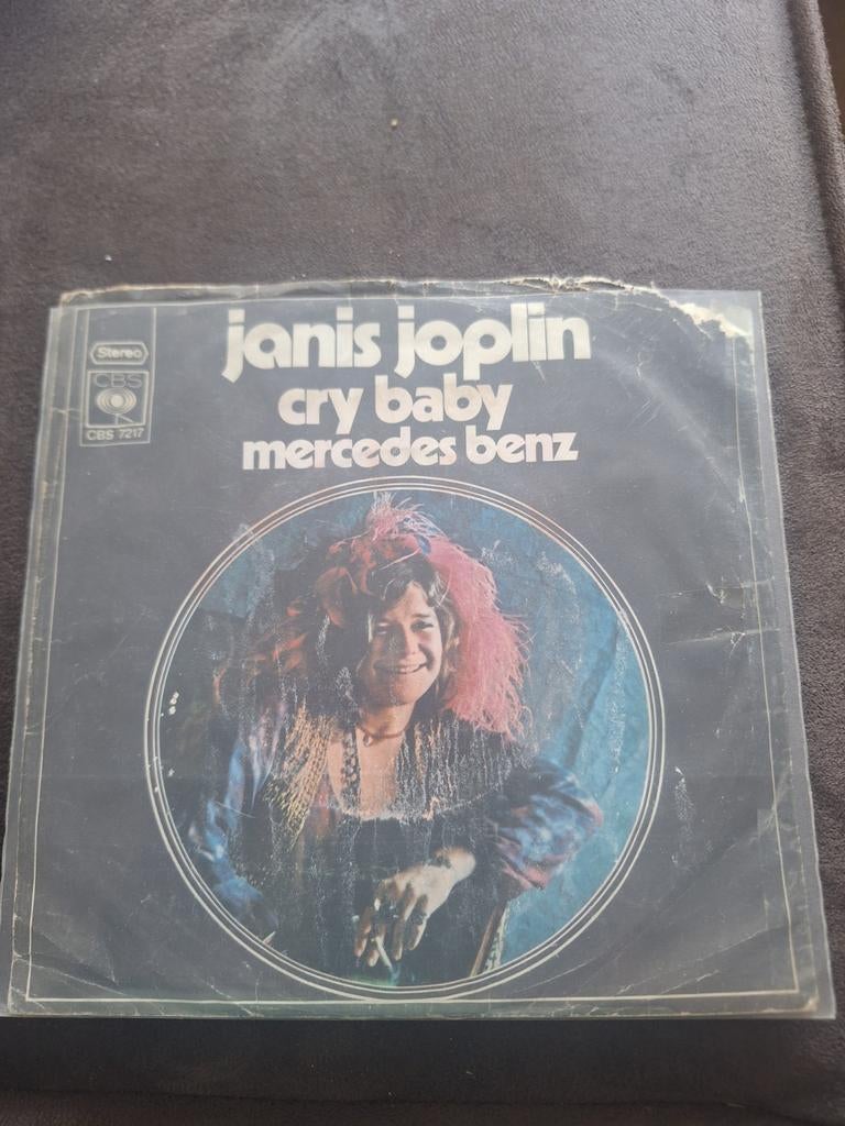 Janis joplin cry baby _ mercedes benz, Ophalen of Verzenden, Gebruikt, Pop