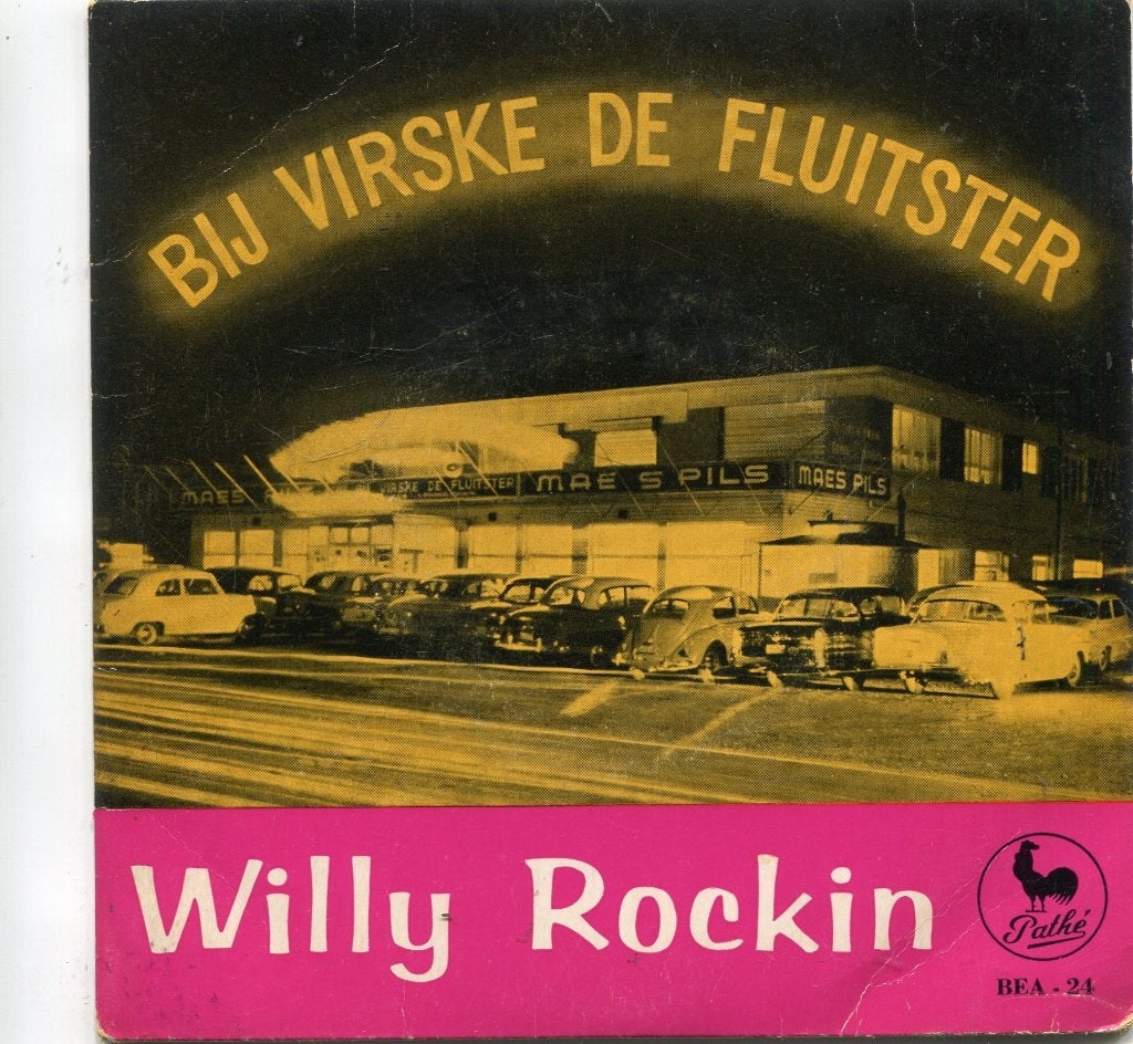 WILLY ROCKIN  -  Bij Virske de Fluitster, Gebruikt, 7 inch, Pop, Fotohoes