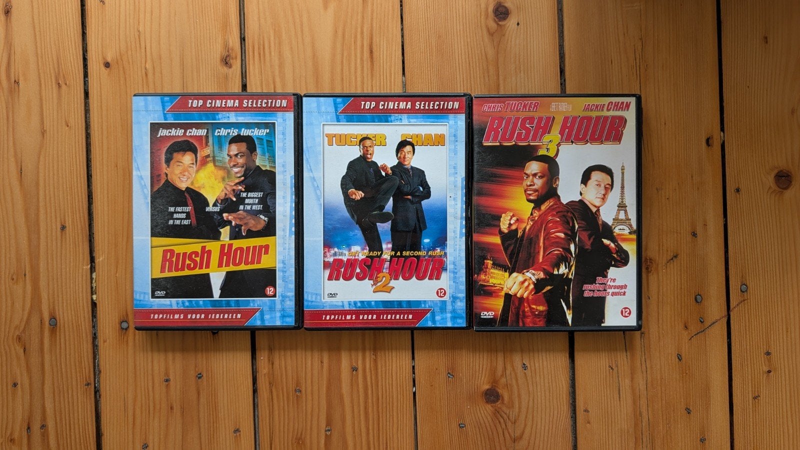Jackie Chan - Rush Hour dvd collectie, 1 speler, Ophalen of Verzenden, Zo goed als nieuw, Vanaf 3 jaar
