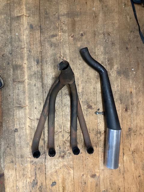 4 in 1, uitlaat bochten en klemmen, Motoren, Onderdelen | Oldtimers, Ophalen
