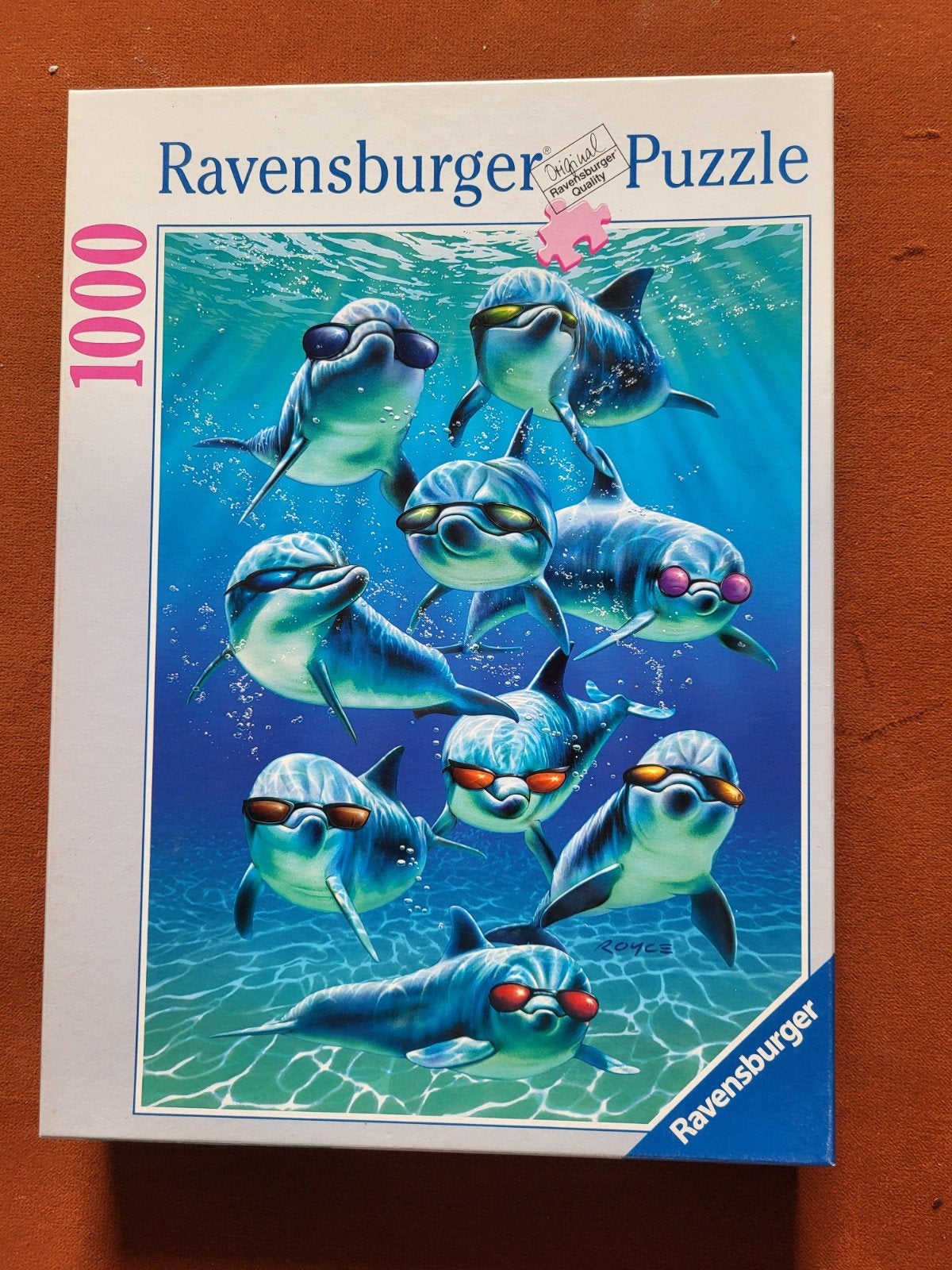 Ravensburger Legpuzzel 1000 stukjes - Dolfijnen, Hobby en Vrije tijd, Denksport en Puzzels, Ophalen of Verzenden, 500 t/m 1500 stukjes