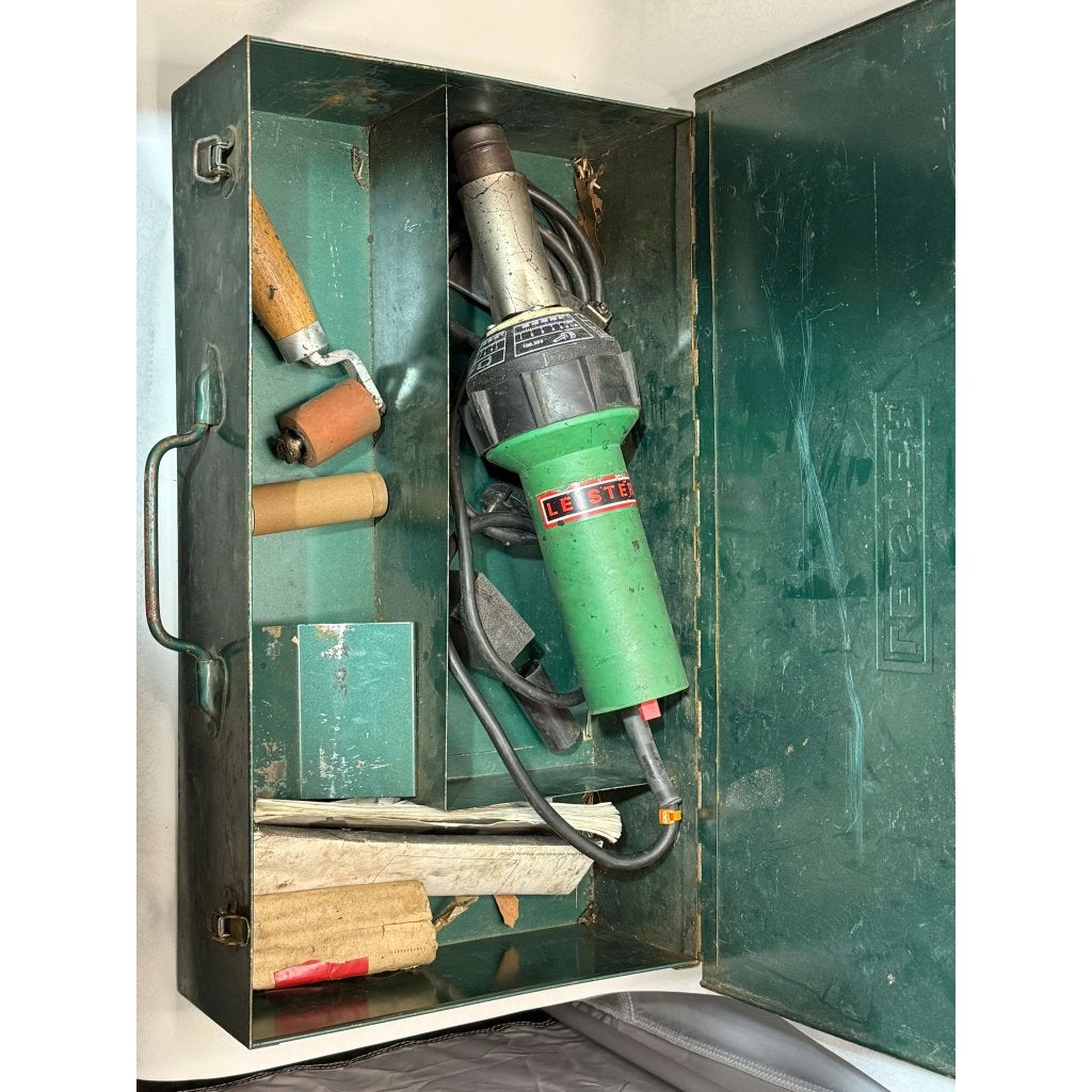 Leister Triac S heteluchtlasapparaat - pakket met accessoire, Ophalen of Verzenden