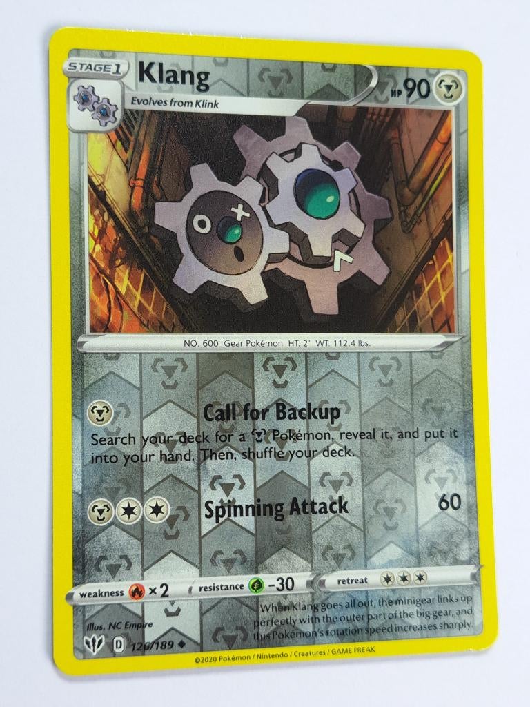 Pokémon - Darkness Ablaze - Klang - 126/189 - Reverse Holo, Verzenden, Zo goed als nieuw, Losse kaart, Foil