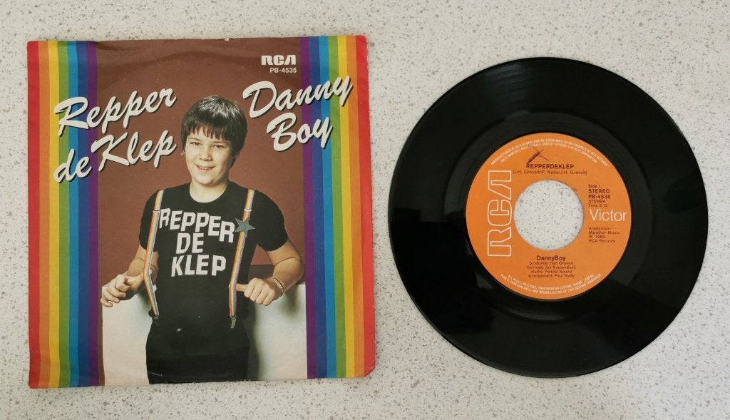 Single Danny Boy - Repperdeklep, Ophalen of Verzenden, Gebruikt, Overige formaten, Levenslied of Smartlap