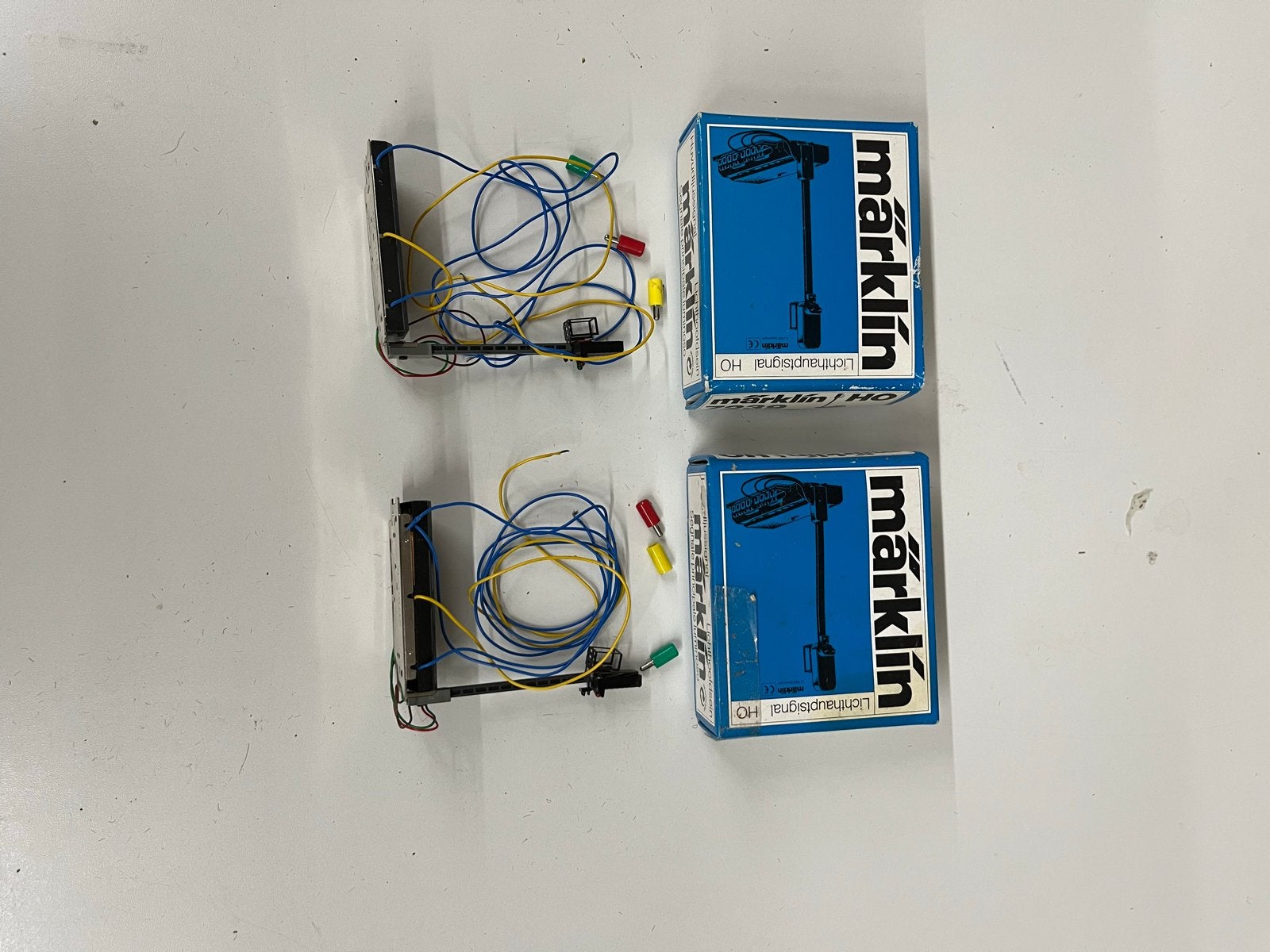 Märklin Lichtseinen HO - 2 stuks in originele verpakking, Wisselstroom, Gebruikt, Verzenden, Overige typen